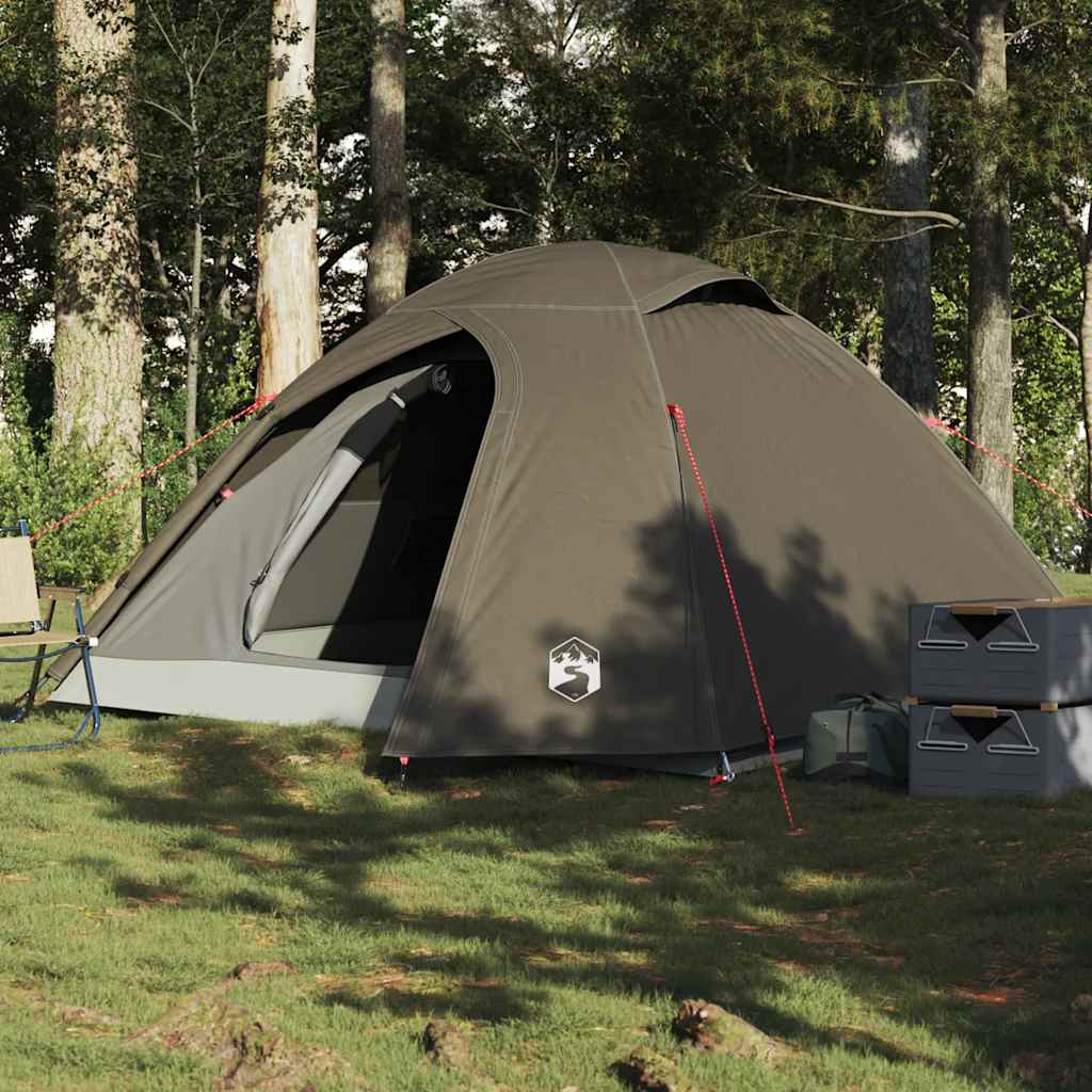 vidaXL Camping Teltta Dome 4-hengen ruskea