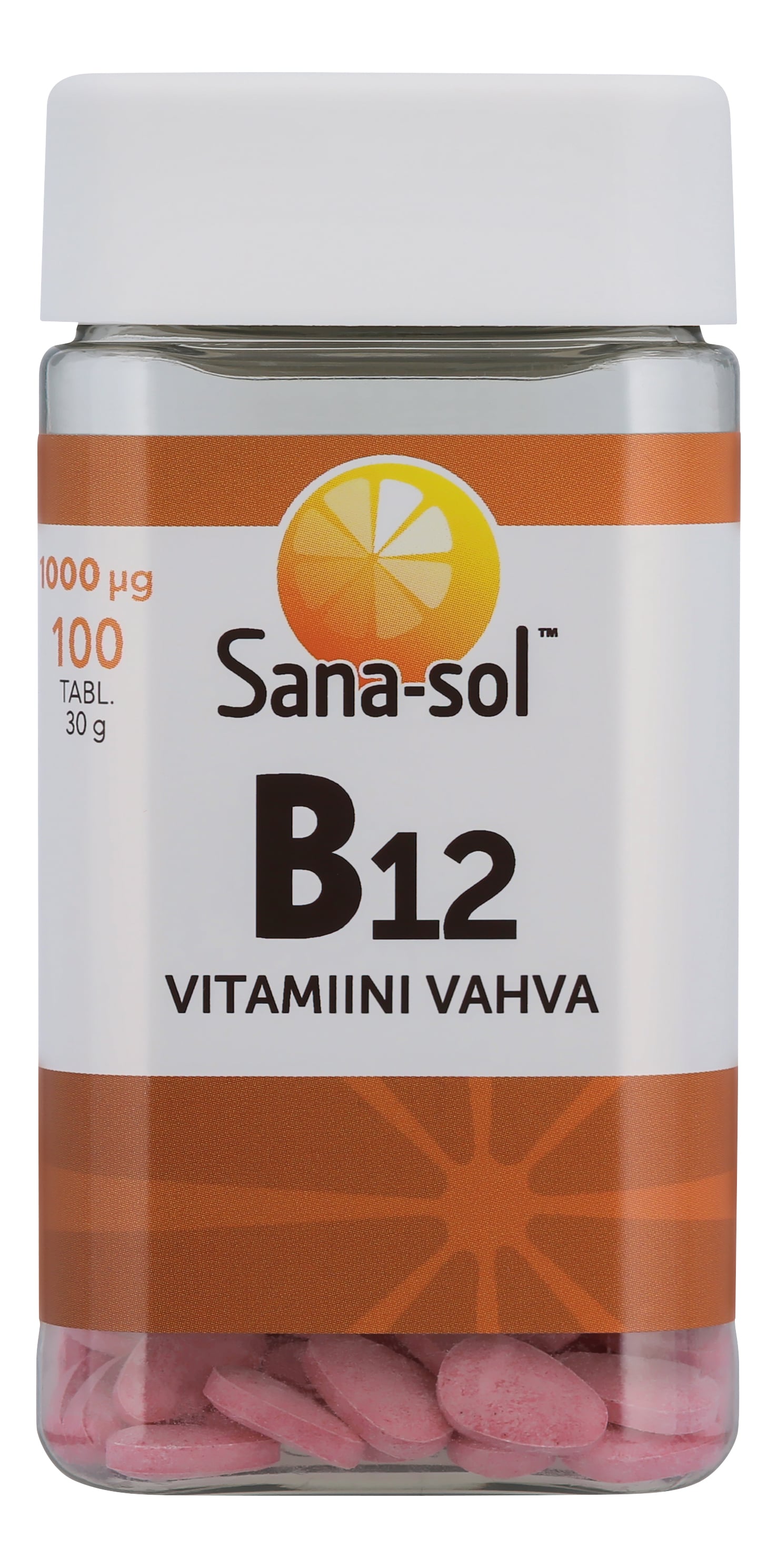 Sana-sol 100tabl B12-vitamiini 1000µg