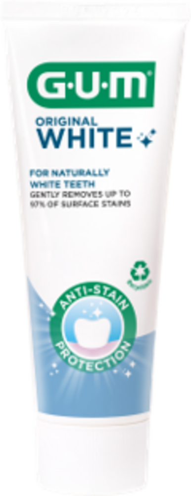 Gum Original White valkaiseva fluorihammastahna 75 ml